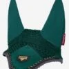 LeMieux Loire Fly Hood - Spruce -Equestrian Supplies Shop lm loire fly spruce 1rdy