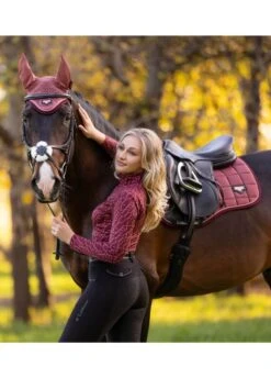 LeMieux Loire Classic GP Square - Orchid -Equestrian Supplies Shop lm loire gp orchid 2rdy