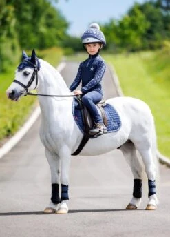 LeMieux Mini Jump Square - Indigo -Equestrian Supplies Shop lm mini jump indigo 2rdy