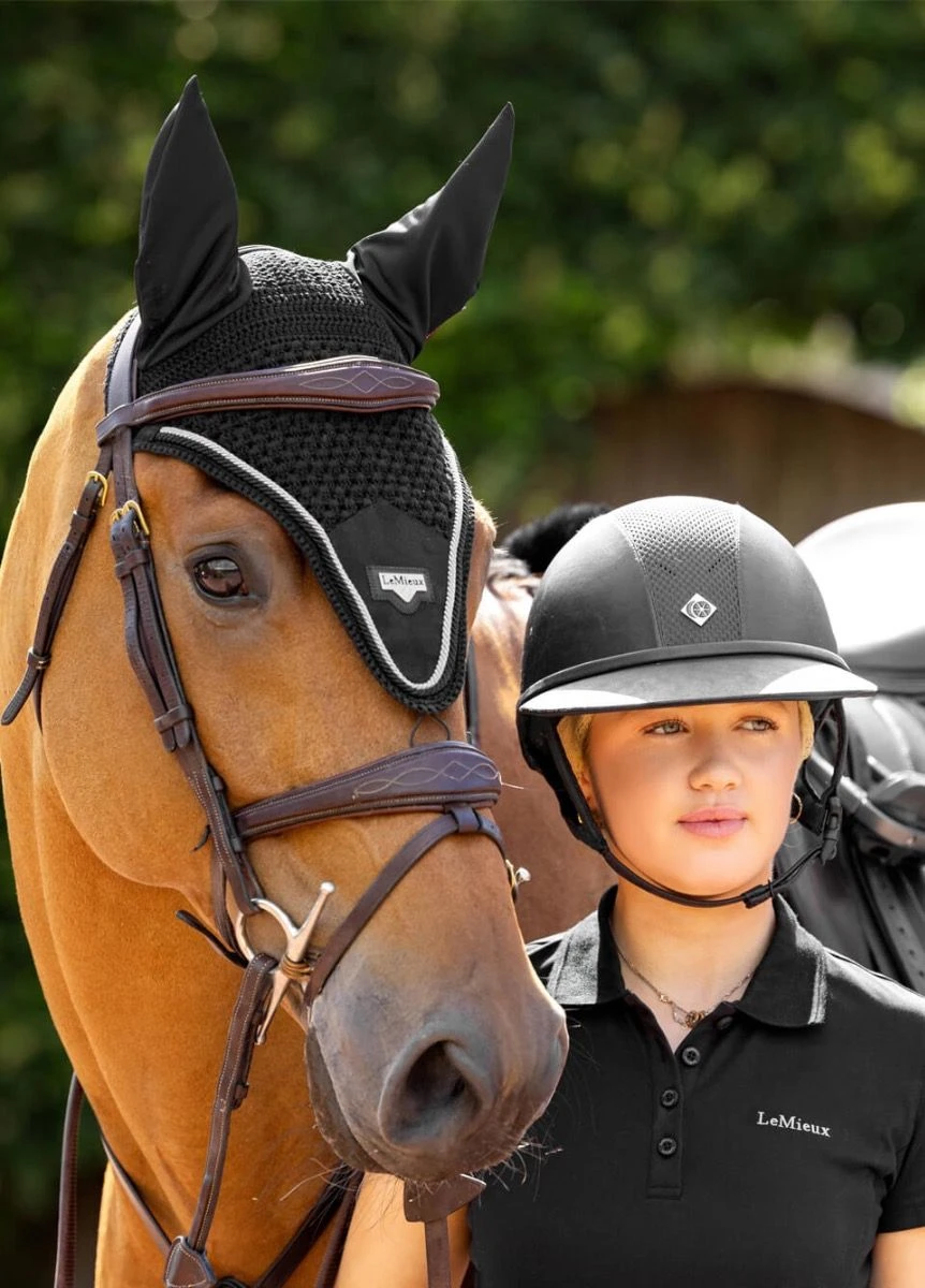 LeMieux Puissance Fly Hood - Black 3 LeMieux Puissance Fly Hood - Black