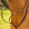 LeMieux Arika Running Martingale - Brown/Silver -Equestrian Supplies Shop lm running martingale brown 1rdy