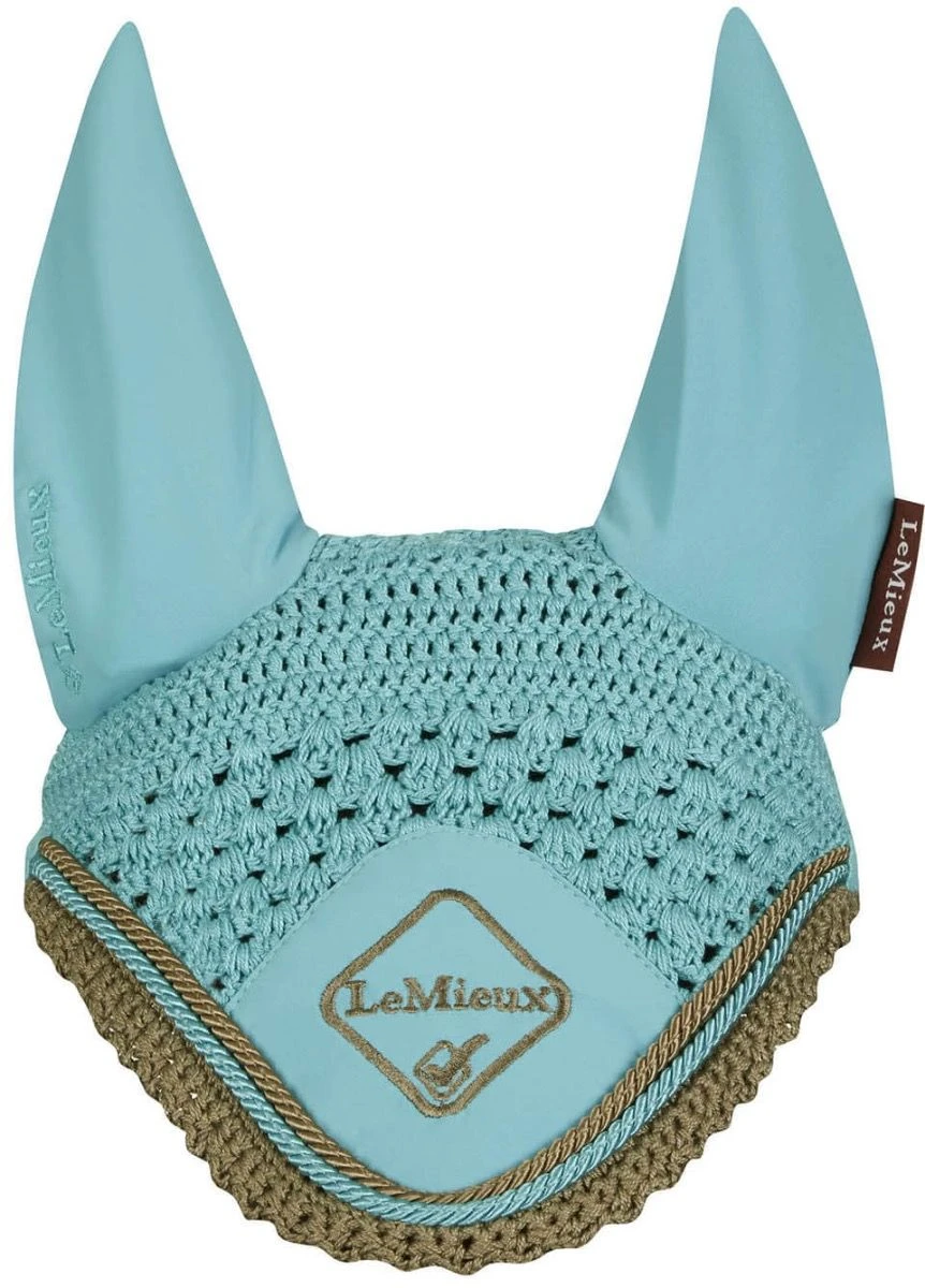 LeMieux Classic Fly Hood - Azure 4 LeMieux Classic Fly Hood - Azure - Image 2