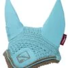 LeMieux Classic Fly Hood - Azure 1 LeMieux Classic Fly Hood - Azure -Equestrian Supplies Shop lmclassicflyhoodazure3rdy