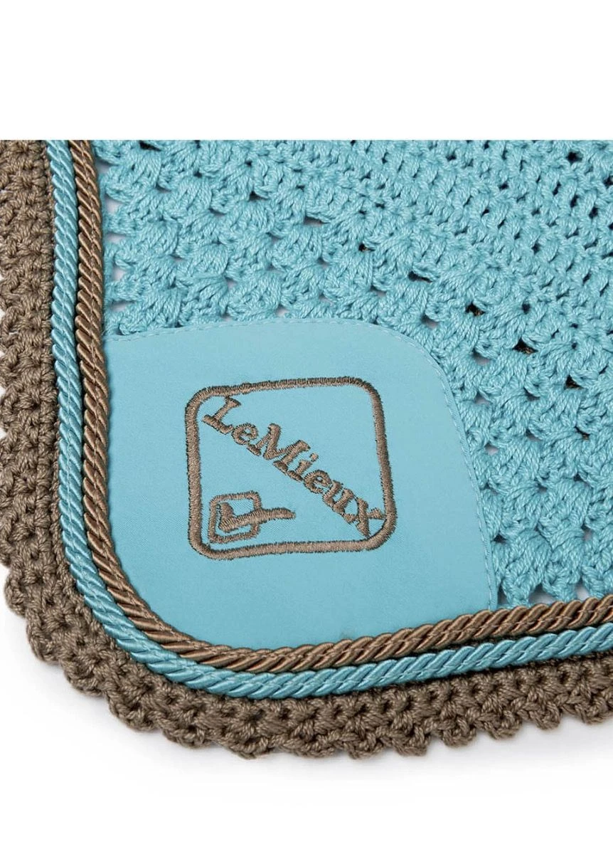 LeMieux Classic Fly Hood - Azure 5 LeMieux Classic Fly Hood - Azure - Image 3