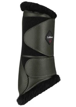 LeMieux Fleece Brushing Boots - Oak 10 LeMieux Fleece Brushing Boots - Oak -Equestrian Supplies Shop lmfleecebootoak3rdy
