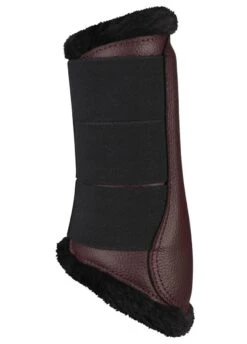 LeMieux Fleece Brushing Boots - Rioja -Equestrian Supplies Shop lmfleecebootrioja4rdy