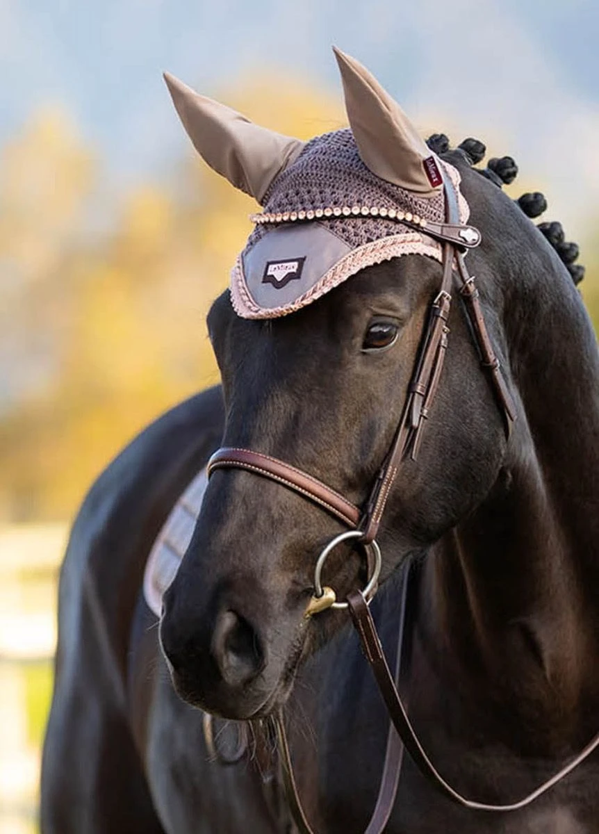 LeMieux Loire Fly Hood - Truffle 4 LeMieux Loire Fly Hood - Truffle - Image 2