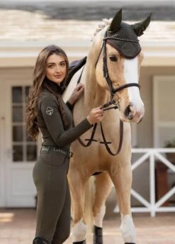 LeMieux Classic Fly Hood - Oak 7 LeMieux Classic Fly Hood - Oak -Equestrian Supplies Shop lmflyoodoak3rdy