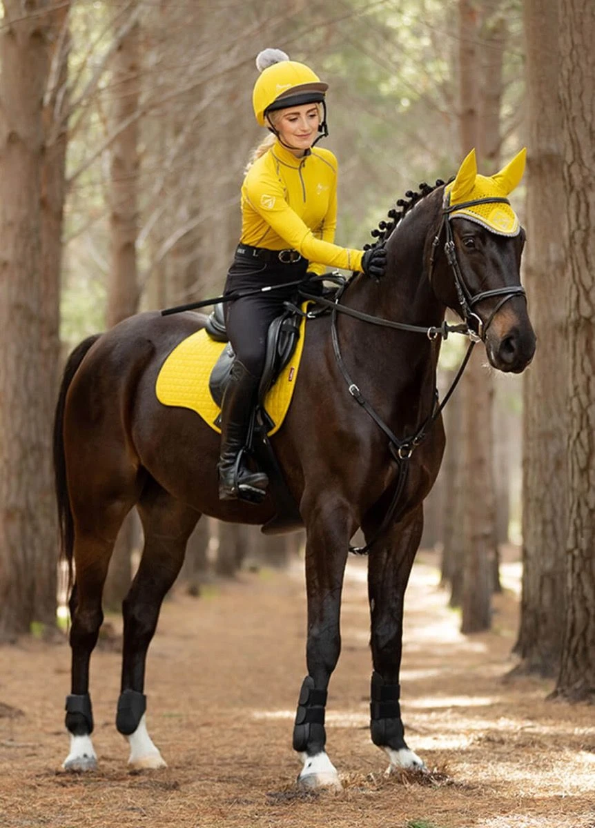 LeMieux Suede GP Square - Dijon 4 LeMieux Suede GP Square - Dijon - Image 2