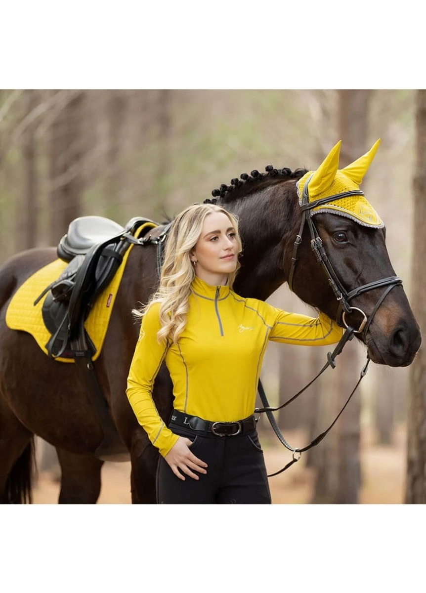 LeMieux Suede GP Square - Dijon 5 LeMieux Suede GP Square - Dijon - Image 3