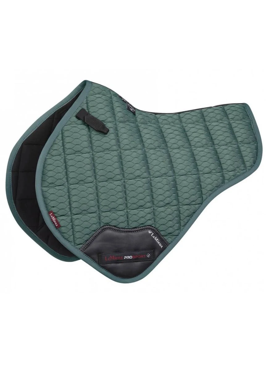 LeMieux Carbon Mesh CC Half Square - Sage 3 LeMieux Carbon Mesh CC Half Square - Sage