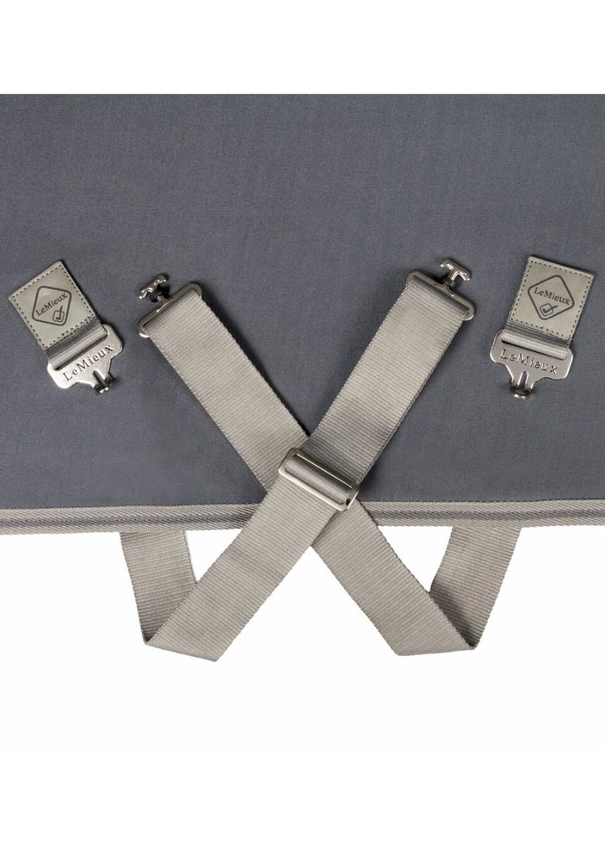 LeMieux Arika Jersey-Tek Fleece Rug - Grey 4 LeMieux Arika Jersey-Tek Fleece Rug - Grey - Image 2