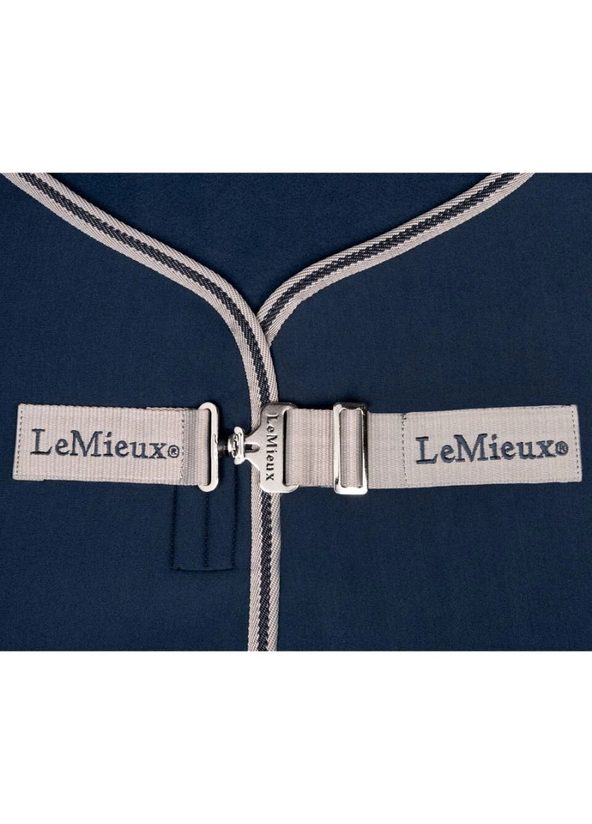 LeMieux Arika Jersey-Tek Fleece Rug - Navy 4 LeMieux Arika Jersey-Tek Fleece Rug - Navy - Image 2