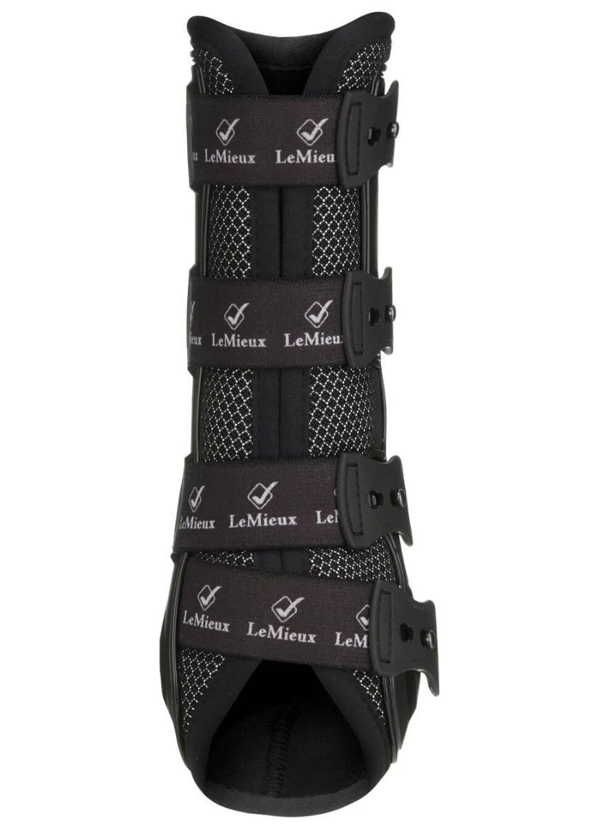 LeMieux Ultra Mesh Snug Boot (Pair) - Black 6 LeMieux Ultra Mesh Snug Boot (Pair) - Black - Image 4