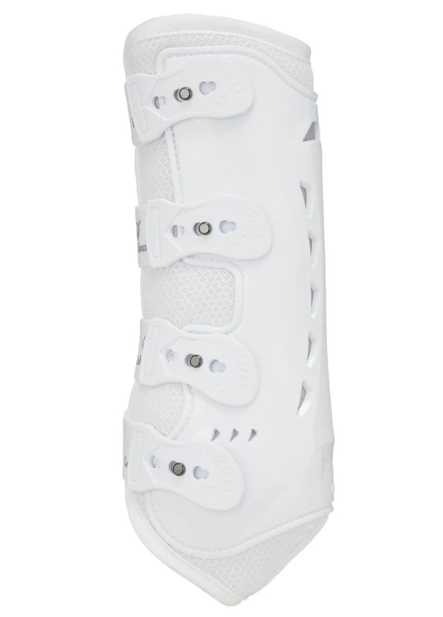 LeMieux Ultra Mesh Snug Boot (Pair) - White 4 LeMieux Ultra Mesh Snug Boot (Pair) - White - Image 2