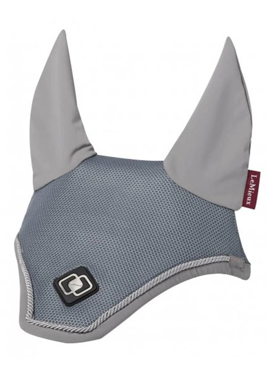 LeMieux Ultra Mesh Fly Hood - Grey 3 LeMieux Ultra Mesh Fly Hood - Grey