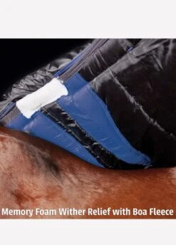 Weatherbeeta Comfitec Essential Combo Heavy Turnout- Iron Flame -Equestrian Supplies Shop memoryfoamboafleece 2