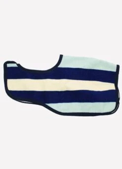 Rambo Fleece Competition Sheet - Navy Stripe -Equestrian Supplies Shop newmarket xsheet blue