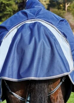 Weatherbeeta ComFiTec Premier Free II Detach-A-Neck Med - Dark Blue/Grey/White -Equestrian Supplies Shop premierfeatures6rdy