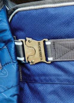 Weatherbeeta ComFiTec Premier Free II Detach-A-Neck Med - Dark Blue/Grey/White -Equestrian Supplies Shop premiergeatures3rdy