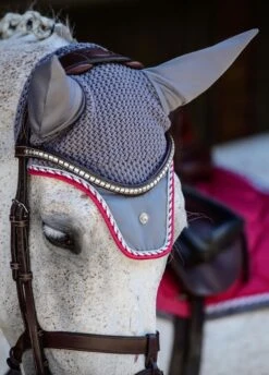 Ps Of Sweden Fly Hood - Scarlet 7 Ps Of Sweden Fly Hood - Scarlet -Equestrian Supplies Shop psflyhatscarletrdy