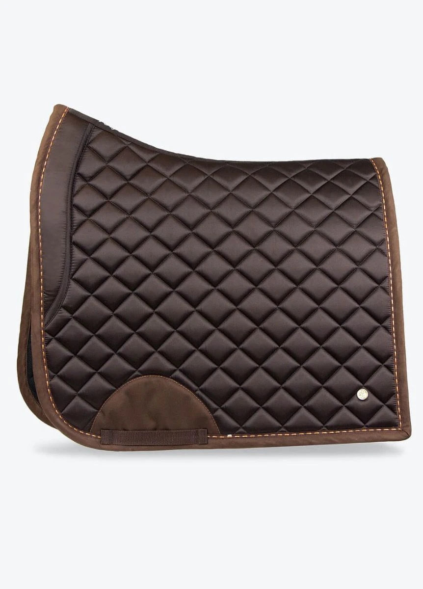 PS Of Sweden Suede Dressage Saddle Pad - Coffee 3 PS Of Sweden Suede Dressage Saddle Pad - Coffee