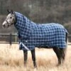 Rhino Plus Vari-Layer Turnout Heavy - Navy Check 1 Rhino Plus Vari-Layer Turnout Heavy - Navy Check -Equestrian Supplies Shop rhino plus heavy navy check 1rdy