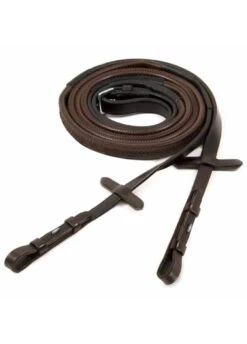 Schockemohle Rubber Reins Billet - Brown