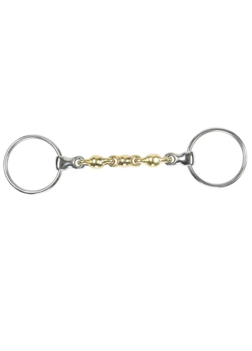 Shires Brass Alloy Waterford Loose Ring 3 Shires Brass Alloy Waterford Loose Ring