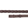 Shires Lace Leather Reins - Havana -Equestrian Supplies Shop shires lace leather rein havana 1rdy