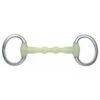 Shires Equikind Ripple Eggbutt - Pale Green -Equestrian Supplies Shop shires ripple eggbutt 1rdy