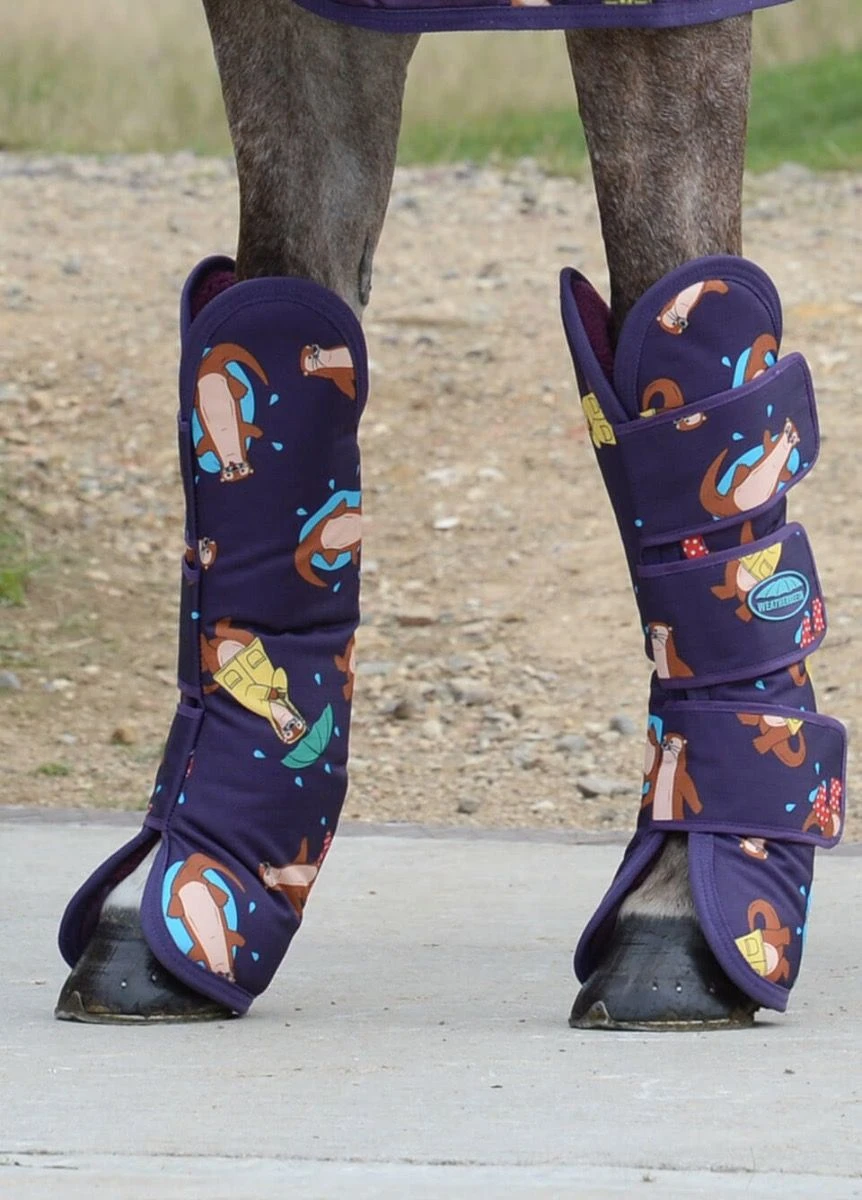 Weatherbeeta Wide Tab Long Travel Boots - Otter 3 Weatherbeeta Wide Tab Long Travel Boots - Otter