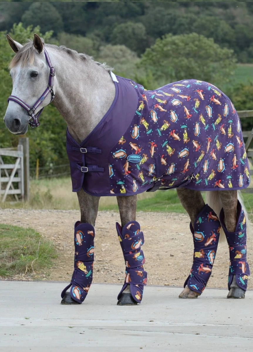 Weatherbeeta Wide Tab Long Travel Boots - Otter 4 Weatherbeeta Wide Tab Long Travel Boots - Otter - Image 2