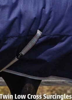 Weatherbeeta ComFiTec Essential Combo Lite Plus Turnout Rug - Navy/Silver/Red -Equestrian Supplies Shop twinlowcrosssurcingles