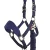 LeMieux Vogue Fleece Headcollar & Leadrope Set - Ink Blue/Navy -Equestrian Supplies Shop vogueinkrdy