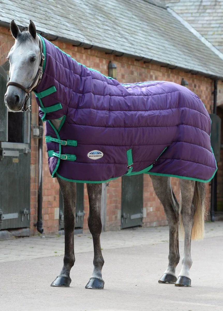 Weatherbeeta 210D Channel Quilt Combo Medium - Bright Purple/Green 3 Weatherbeeta 210D Channel Quilt Combo Medium - Bright Purple/Green