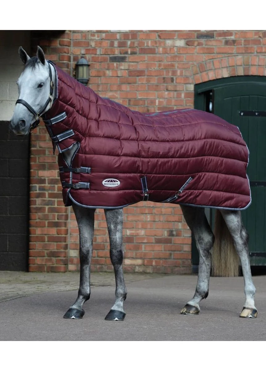 Weatherbeeta ComFITec 210D Channel Quilt Combo Neck Heavy - Maroon/Grey/White 3 Weatherbeeta ComFITec 210D Channel Quilt Combo Neck Heavy - Maroon/Grey/White