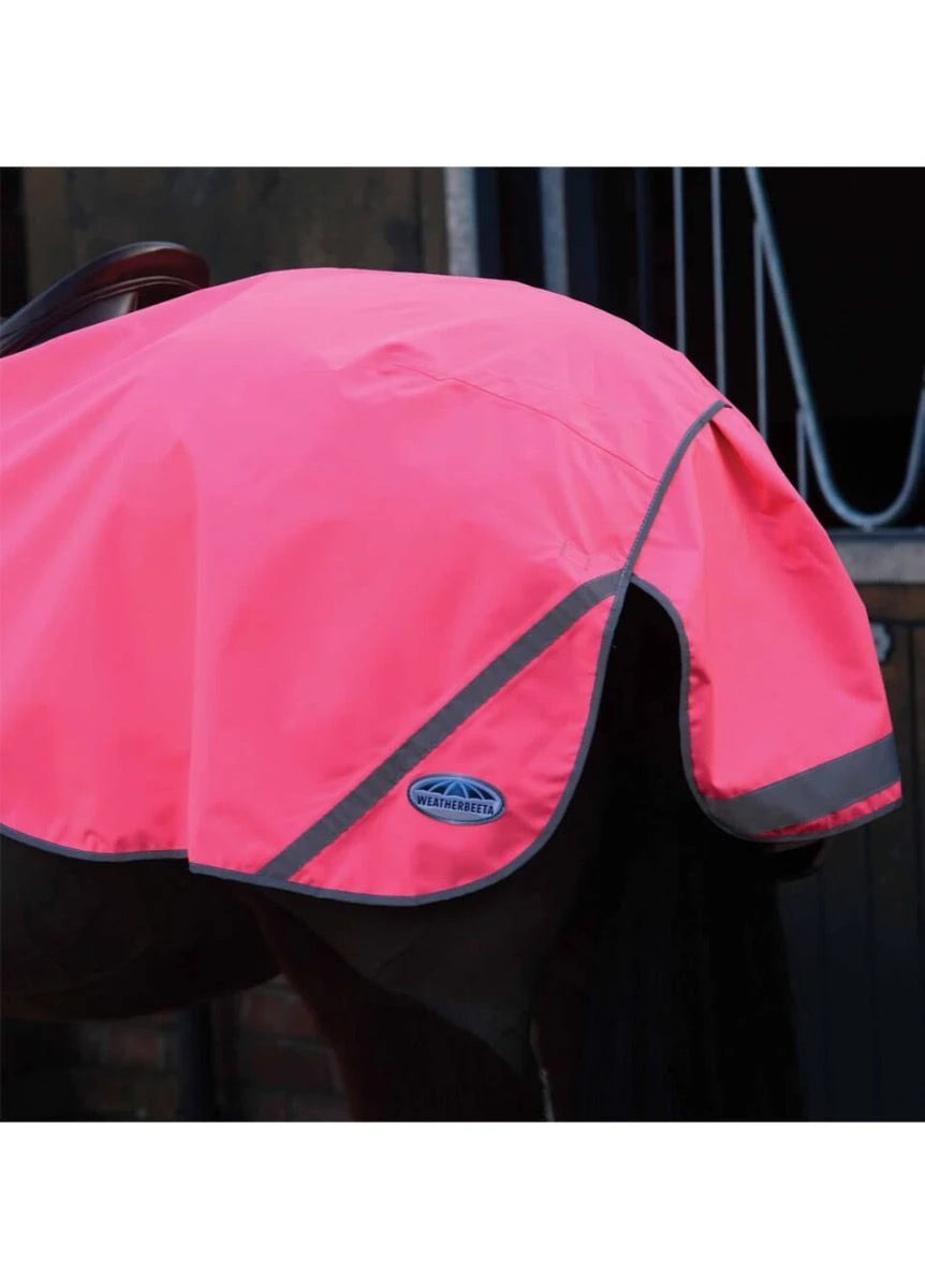 Weatherbeeta 300D Reflective Exercise Sheet - Pink 3 Weatherbeeta 300D Reflective Exercise Sheet - Pink