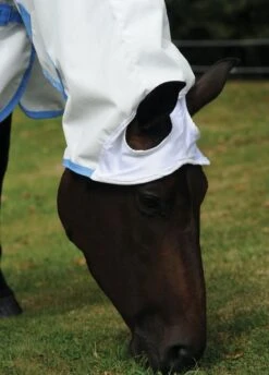 Weatherbeeta Sweet Itch Shield Combo Neck - White/Blue -Equestrian Supplies Shop wbshieldcombowhiteblue3rdy