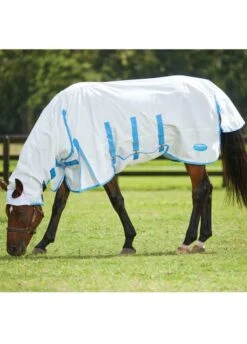 Weatherbeeta Sweet Itch Shield Combo Neck - White/Blue -Equestrian Supplies Shop wbshieldcombowhiteblue5rdy
