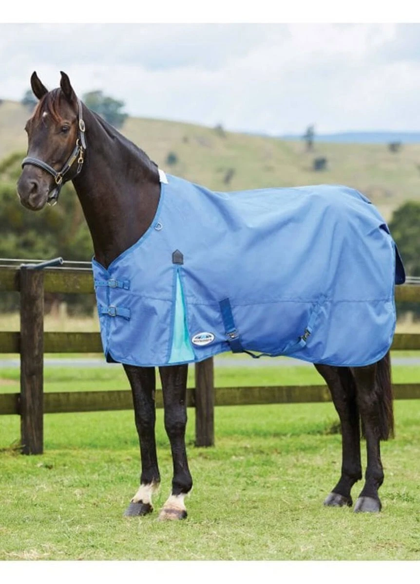 Weatherbeeta ComFITec Classic Standard Neck Medium/Lite - Delft Blue/Mint 3 Weatherbeeta ComFITec Classic Standard Neck Medium/Lite - Delft Blue/Mint