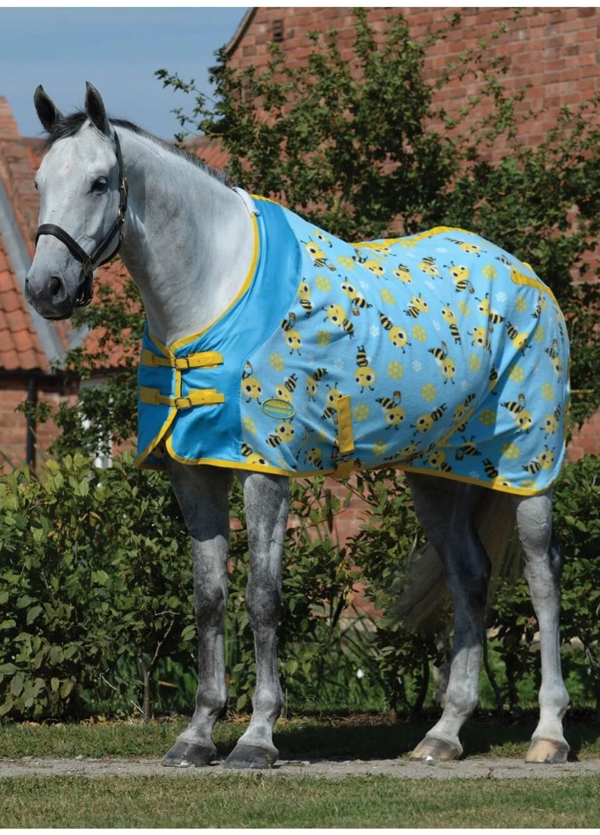 Weatherbeeta Fleece Cooler Standard Neck - Bee Print 3 Weatherbeeta Fleece Cooler Standard Neck - Bee Print