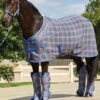 Weatherbeeta Wide Tab Travel Boots - Grey Plaid -Equestrian Supplies Shop weatherbeeta travel boots grey plaid 1rdy