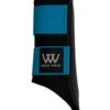 Woof Wear Club Brushing Boots - Black/Ocean -Equestrian Supplies Shop woof brush boot ocean 1rdy