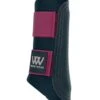 Woof Wear Club Brushing Boots - Black/Shiraz -Equestrian Supplies Shop woof brush boot shiraz 1rdy